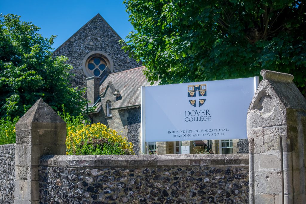 Dover college entrance on careers day 2024.