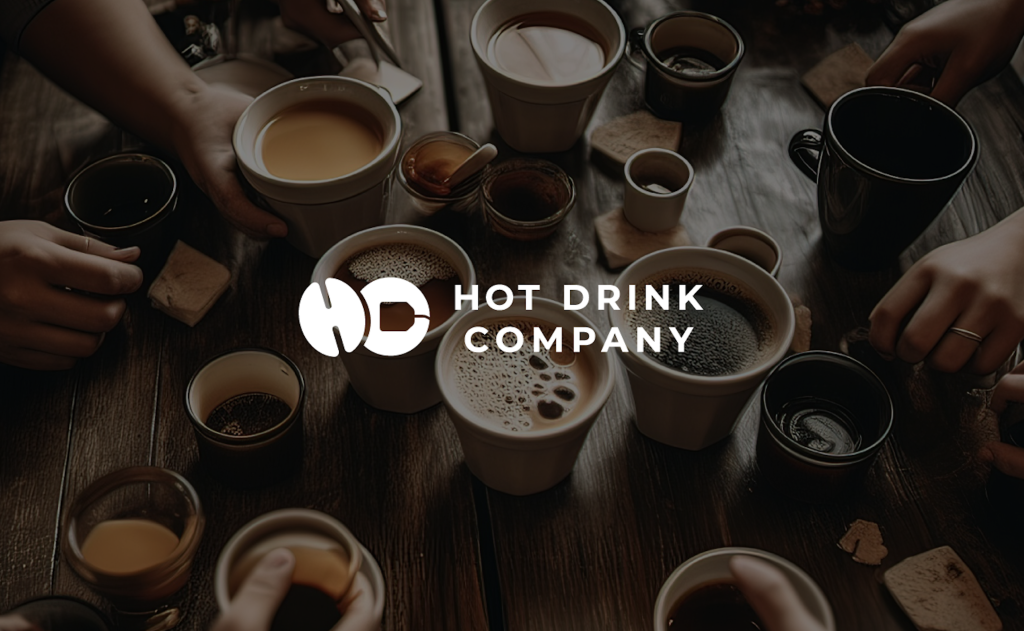 Hot Drink Company banner example.