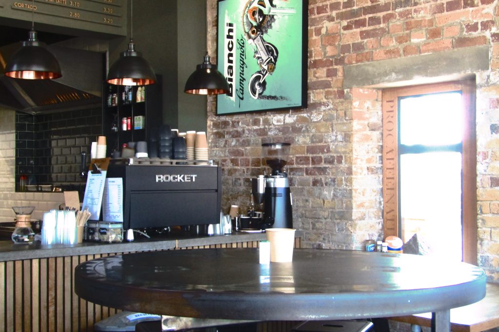 The Pedler interior