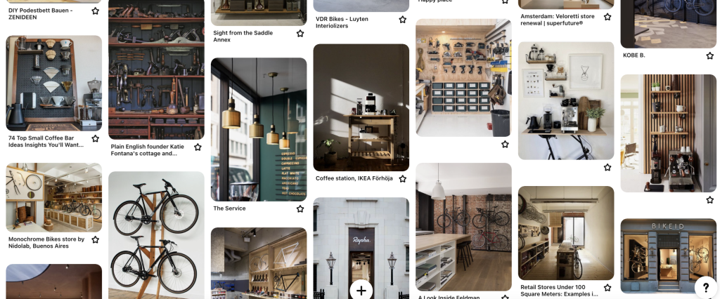 RadFit branding mood board showcasing design inspirations. Creating a brand identity with Stockley and Turner's creative experts.