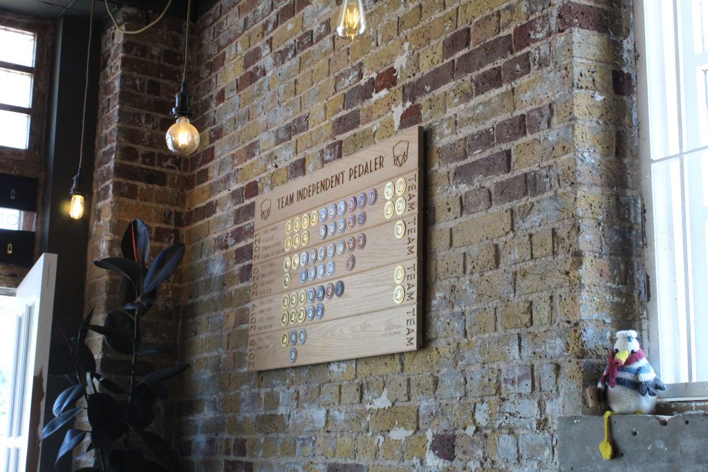 The Pedler interior